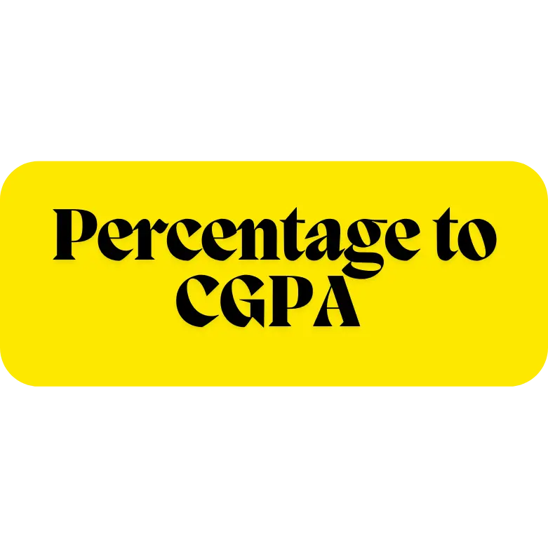 Marks Percentage Calculator 2 Percentage to CGPA Calculator